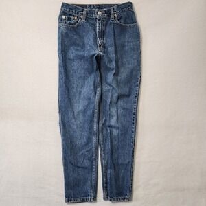 Vintage 90s Levis 550 Relaxed Tapered Jeans Womens 8 (29x30) Blue Denim